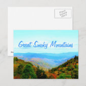 Smoky Mountain View Postkarte (Vorne/Hinten)