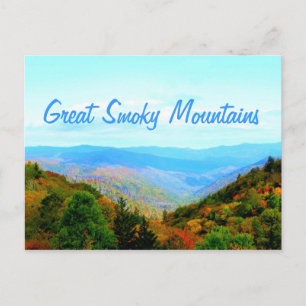 Smoky Mountain View Postkarte