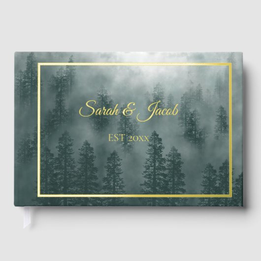 Smoky Mountain Wedding Guest Book Gästebuch (Vorderseite)