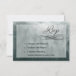 Smoky Mountain Wedding RSVP Card