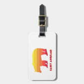 Smoky Mountains Bär Gepäckanhänger (Vorderseite vertikal)