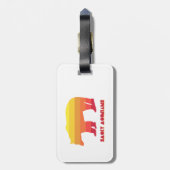 Smoky Mountains Bär Gepäckanhänger (Rückseite vertikal)