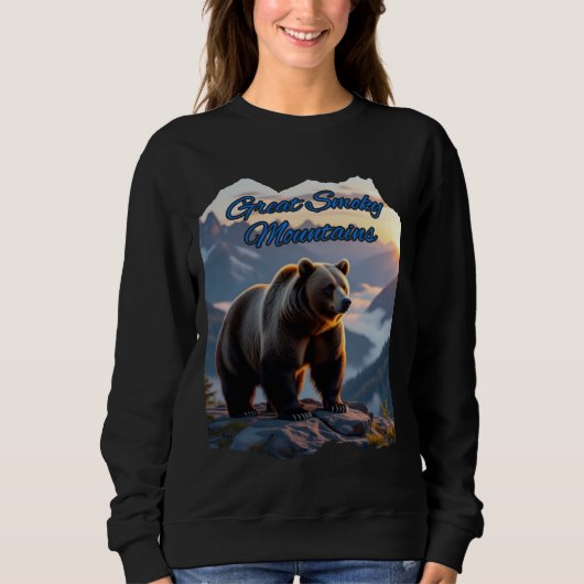 Smoky Mountains Black Bar Sweatshirt (Vorderseite)