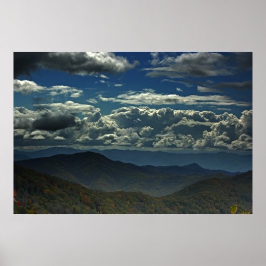 Smoky Mountains drucken Poster (Vorne)