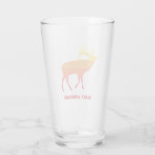 Smoky Mountains Elch Glas (Rückseite)