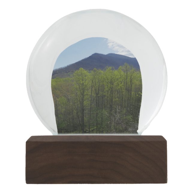 Smoky Mountains in Spring Schneekugel (Vorderseite)