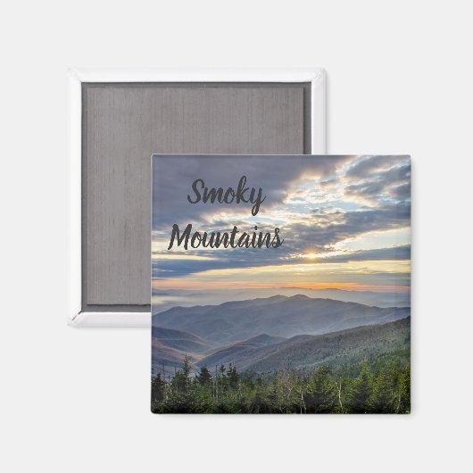 Smoky Mountains Magnet (Vorderseite/Rückseite)