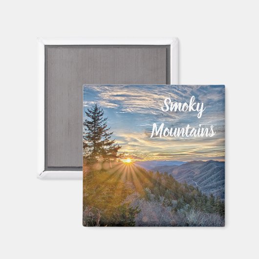 Smoky Mountains Magnet (Vorderseite/Rückseite)