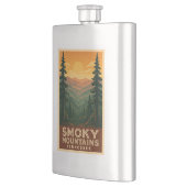 Smoky Mountains Nationalpark Flask Flachmann (Links)