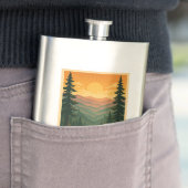 Smoky Mountains Nationalpark Flask Flachmann (Beispiel)