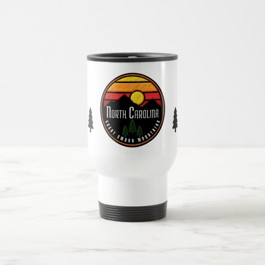 Smoky Mountains North Carolina Reisebecher (Mittel)