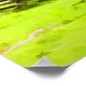 Smoky Mountains Outhouse Poster (Ecke)