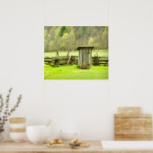 Smoky Mountains Outhouse Poster (Küche)