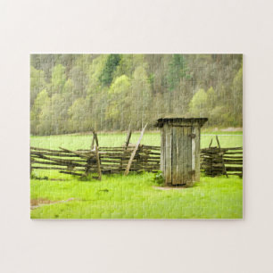 Smoky Mountains Outhouse Puzzle