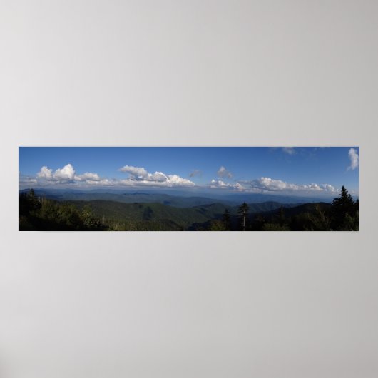 Smoky Mountains - Panoramaaussicht Poster (Vorne)
