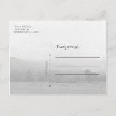 Smoky Mountains Save the Date Postcard Ankündigungspostkarte (Rückseite)