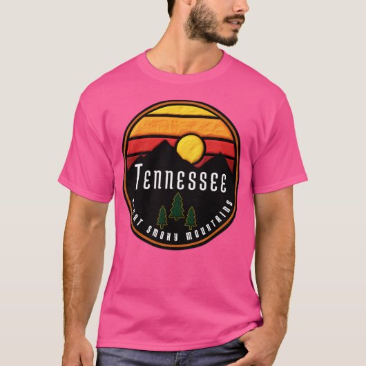 Smoky Mountains Tennessee aktiv T-Shirt (Vorderseite)