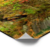 Smoky Mountains Tennessee im Herbst Poster (Ecke)