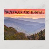 Smoky Mountains Tennessee Postcard Souvenir Postkarte (Vorderseite)