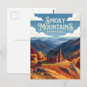 Smoky Mountains USA Postkarte (Vorne/Hinten)