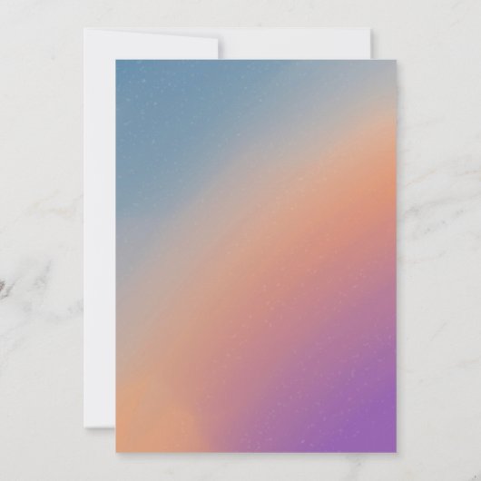 Smoky Mountains Winter Paare Dusche Einladung (Rückseite)