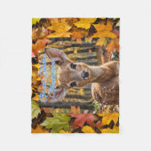 Smoky Mountains Woodland Fawn Fleecedecke (Vorderseite)
