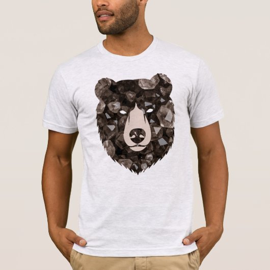 Smoky Quartz Bear Crystal T-Shirt (Vorderseite)