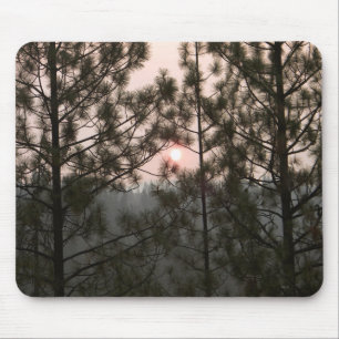 Smoky Sonnenaufgang vom Carr Fire 2018... Mousepad