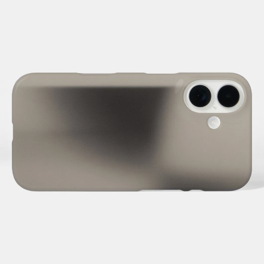 Smoky Taupe Gradient Case-Mate iPhone Hülle (Rückseite (Horizontal))
