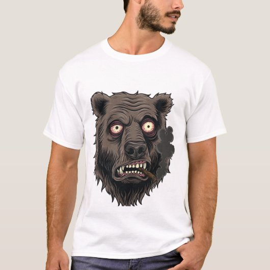 Smoky the Bear Fantasy Style T-Shirt (Vorderseite)