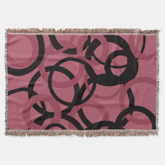 Smoky Topaz und schwarze Kreise Decke (Vorderseite)