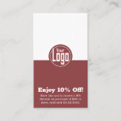 Smoky Topaz & White Hair Salon Genießen Sie 10% Ra Rabattkarte (Vorderseite)