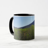 Smokygebirge in der Frühjahrslandschaft Tasse (Vorderseite Links)