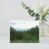 Smokygebirge Postkarte (Stehend Vorderseite)