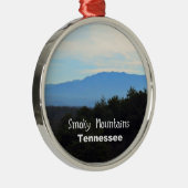 Smokygebirge, Tennessee Silbernes Ornament (Rechts)