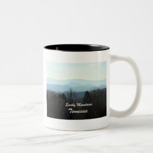 Smokygebirge, Tennessee Zweifarbige Tasse