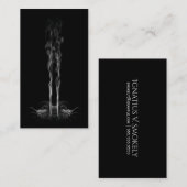 SMOLDER NOIR Drache rauchen schwarze Rufkarte Telefonnummerkarte (Vorne/Hinten)