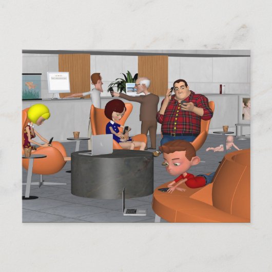 Smombies Postkarte (Vorderseite)