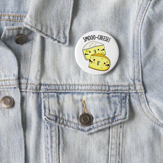 Smoo-Käse Funny Cheese Pun Button (Beispiel)