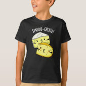 Smoo-Käse Funny Cheese Pun Dark BG T-Shirt (Vorderseite)