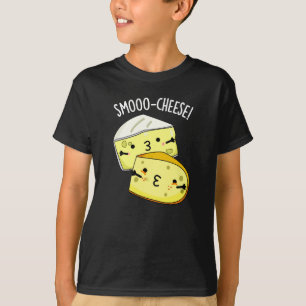Smoo-Käse Funny Cheese Pun Dark BG T-Shirt