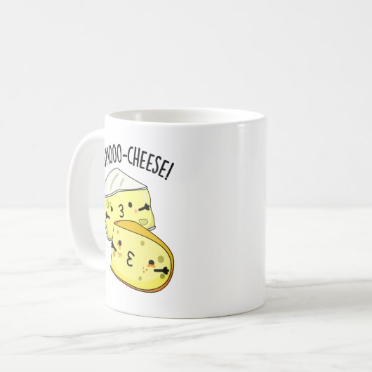 Smoo-Käse Funny Cheese Pun Kaffeetasse (Vorderseite Links)