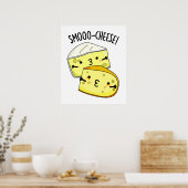 Smoo-Käse Funny Cheese Pun Poster (Küche)