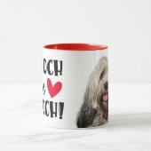 Smooch die Fibel Valentine ... Tibetan Terrier Tasse (Zentrum)