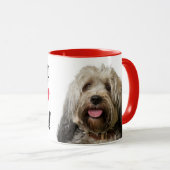Smooch die Fibel Valentine ... Tibetan Terrier Tasse (VorderseiteRechts)