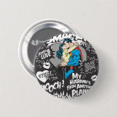 Smooch, Smack - Collage Button (Vorne & Hinten)