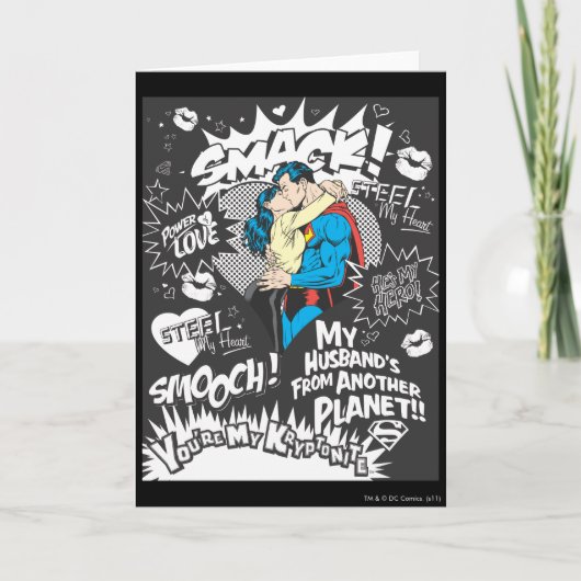 Smooch, Smack - Collage Karte (Vorderseite)