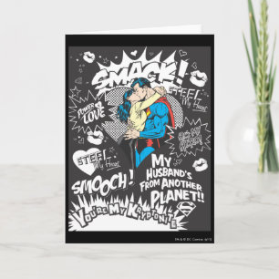 Smooch, Smack - Collage Karte