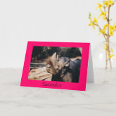 Smooches Karte (Gelbe Blume)