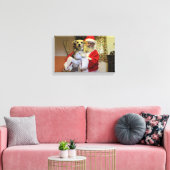 Smoochie, das Sankt trifft Leinwanddruck (Insitu (Wohnzimmer))